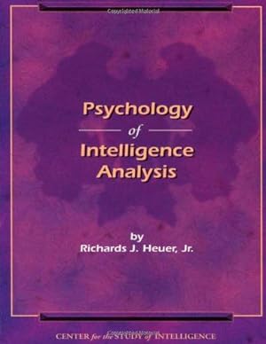 Bild des Verkufers fr Psychology of Intelligence Analysis zum Verkauf von WeBuyBooks