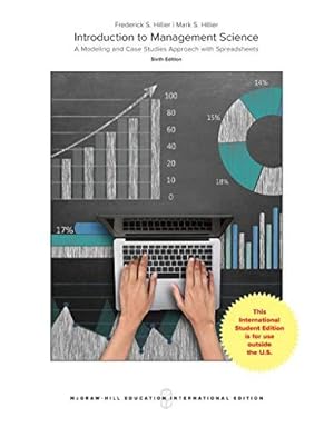 Bild des Verkufers fr ISE Introduction to Management Science: A Modeling and Case Studies Approach with Spreadsheets zum Verkauf von WeBuyBooks