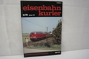 Eisenbahn-Kurier - Oktober 1978 Magazin für Eisenbahnfreunde