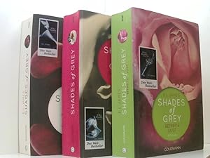 Bild des Verkufers fr Shades of Grey, Band 1: Geheimes Verlangen / Band 2: Gefhrliche Liebe / Band 3: Befreite Lust zum Verkauf von Book Broker