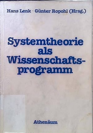 Systemtheorie als Wissenschaftsprogramm.