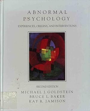 Seller image for Abnormal Psychology. for sale by books4less (Versandantiquariat Petra Gros GmbH & Co. KG)