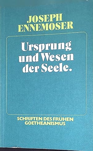 Imagen del vendedor de Untersuchungen ber den Ursprung und das Wesen der menschlichen Seele: Mit einem Fragment "Mein Leben". Schriften des frhen Goetheanismus: Freies Geistesleben, Die Pforte, Urachhaus a la venta por books4less (Versandantiquariat Petra Gros GmbH & Co. KG)