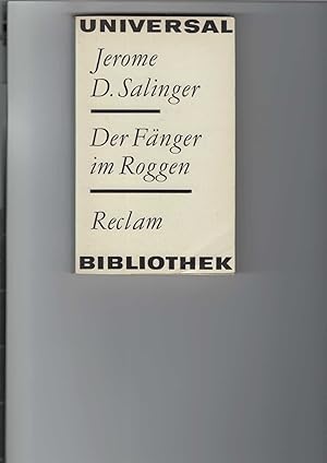 Imagen del vendedor de Der Fnger im Roggen. Roman. [Aus dem Amerikanischen bersetzt, bearbeitet von Heinrich Bll]. Reclams Universal-Bibliothek Band 498. Nachwort von Heinz Frster. a la venta por Antiquariat Frank Dahms