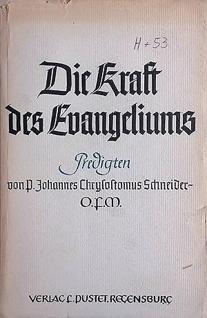 Imagen del vendedor de Die Kraft des Evangeliums: Predigten a la venta por books4less (Versandantiquariat Petra Gros GmbH & Co. KG)