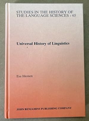 Bild des Verkufers fr Universal History of Linguistics. India, China, Arabia, Europe. zum Verkauf von Plurabelle Books Ltd
