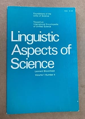 Bild des Verkufers fr Linguistic Aspects of Science. International Encyclopaedia of Unified Sciences, Vol I, Number 4. zum Verkauf von Plurabelle Books Ltd