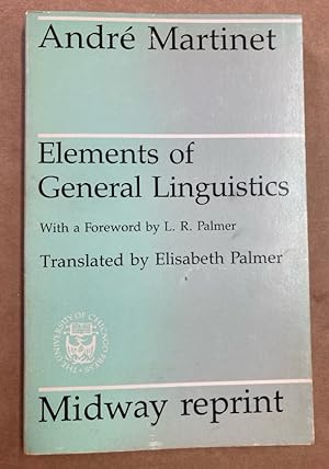 Elements of General Linguistics.