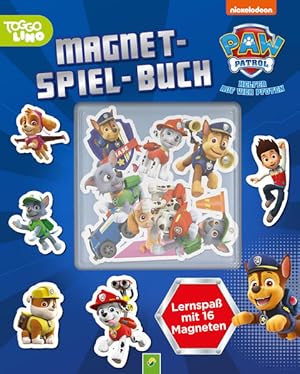 Bild des Verkufers fr PAW Patrol Magnet-Spiel-Buch: Lernspa mit 16 Magneten. Fr Kinder ab 4 Jahren zum Verkauf von Express-Buchversand