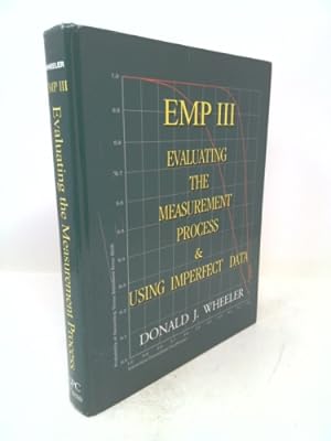 Bild des Verkufers fr EMP III (Evaluating the Measurement Process): Using Imperfect Data zum Verkauf von ThriftBooksVintage