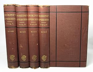 Seller image for Speeches of Lord Erskine While at the Bar, Volumes I, II, III, IV [Four-Volume Set] for sale by Walkabout Books, ABAA