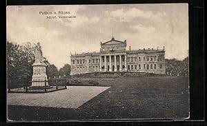 Ansichtskarte Putbus a. Rügen, Schloss, Vorderseite