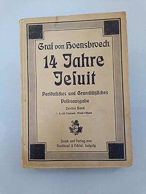 Seller image for 14 Jahre Jesuit. Band 2: 1880-1892 for sale by SIGA eG
