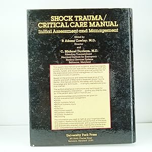 Image du vendeur pour Shock Trauma/Critical Care Manual: Initial Assessment and Management mis en vente par Cat On The Shelf