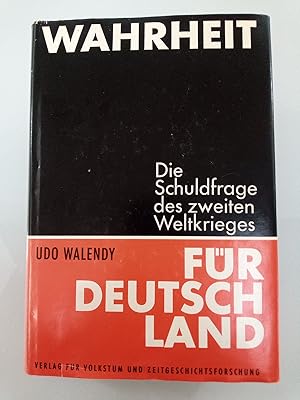 Imagen del vendedor de Wahrheit fr Deutschland a la venta por SIGA eG