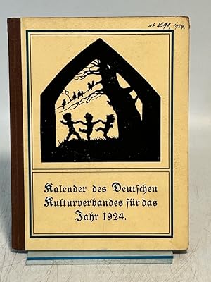 Kalender des Deutschen Kulturverbandes für das Jahr 1924.