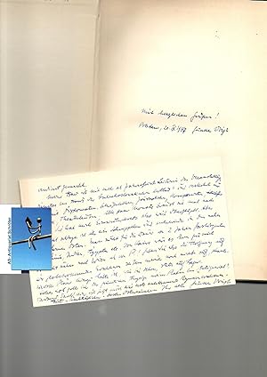August von Platen. Dichtungen. [signiert, signed by Voigt; Briefkarte]. Inliegend eine zweiseitig...