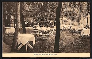 Ansichtskarte Mellen b. Zossen, Hotel und Restaurant Haus am Mellensee Paul Beil