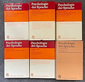 [ 5 Bde. in 6 Bde. ] Psychologie der Sprache Bd. 1: Grundlagen der allgemeinen Sprachpsychologie,...