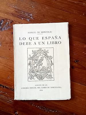 LO QUE ESPAÑA DEBE A UN LIBRO