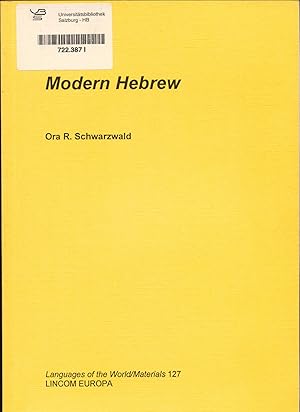 Immagine del venditore per Modern Hebrew venduto da avelibro OHG