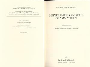 Seller image for Mittelamerikanische Grammatiken for sale by avelibro OHG