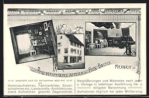 Imagen del vendedor de Ansichtskarte Mengen i. W., Photographisches Atelier von Pius Bolter a la venta por Bartko-Reher