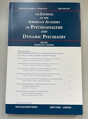 Bild des Verkufers fr The Journal of the American Academy of Psychoanalysis and Dynamic Psychiatry, Vol. 39, No. 1. zum Verkauf von Fundus-Online GbR Borkert Schwarz Zerfa