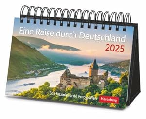 Bild des Verkufers fr Eine Reise durch Deutschland Premiumkalender 2025 - 365 faszinierende Fotografien : Tages-Tischkalender zum Umklappen, mit faszinierenden Eindrcken aus ganz Deutschland. Hochwertiger Foto-Tischkalender 2025 zum Verkauf von AHA-BUCH GmbH