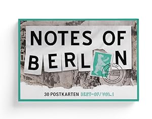 Bild des Verkufers fr Notes of Berlin 30er Postkartenbox Eine Hommage an die Berliner Zettelwirtschaft zum Verkauf von diakonia secondhand