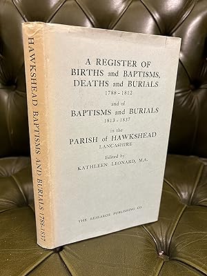 A Register of the Births and Baptisms, Deaths and Burials 1788-1812 and of Baptisms and Burials 1...