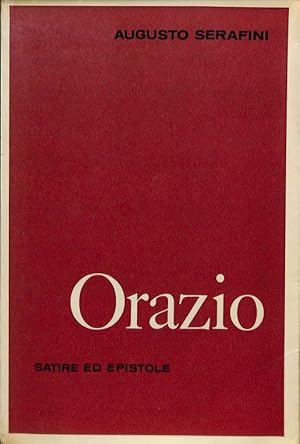 Seller image for Orazio. Satire ed epistole for sale by FolignoLibri