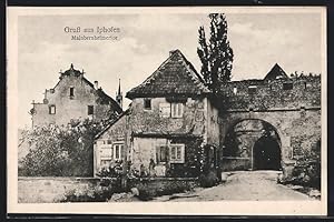 Seller image for Ansichtskarte Iphofen, Mainbernheimertor, Ortspartie for sale by Bartko-Reher