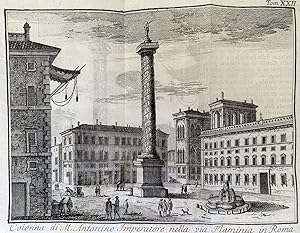 COLONNA DI M. ANTONINO IMPERATORE NELLA VIA FLAMINIA IN ROMA,