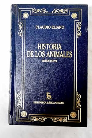 Seller image for Historia de los animales, tomo II for sale by Alcan Libros