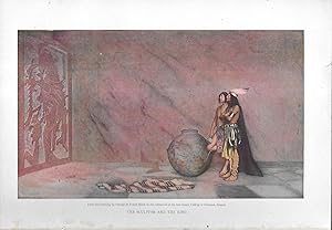 Seller image for The Sculptor And The King, Color Illustration for sale by Legacy Books II