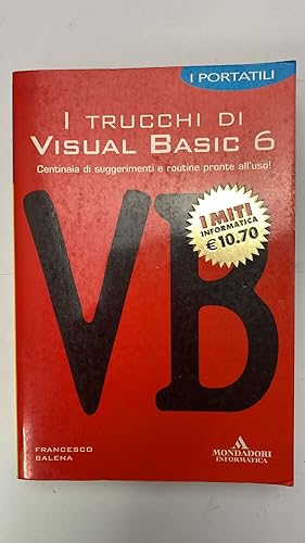 Immagine del venditore per I trucchi di Visual Basic 6 venduto da librisaggi