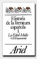 Seller image for Historia de la literatura espaola I. La Edad Media. for sale by Librera PRAGA