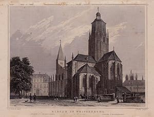 Seller image for im Elsass. Kirche. Stahlstich von J.Richter nach L.Rohbock. for sale by Antiquariat Heinz Tessin