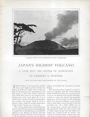 Immagine del venditore per Japan's Highest Volcano: A Look Into The Crater Of Asamayama venduto da Legacy Books II