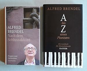 Bild des Verkufers fr 2 Bcher: 1.) Nach dem Schlussakkord. Fragen und Antworten. Mit einem Nachwort von Peter Hamm. 3. Auflage. 2.) A bis Z eines Pianisten. Ein Lesebuch fr Klavierliebende. Zeichnungen von Gottfried Wiegand. 1. Auflage. zum Verkauf von Versandantiquariat Ruland & Raetzer