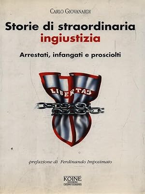 Bild des Verkufers fr Storie di straordinaria ingiustizia zum Verkauf von Librodifaccia