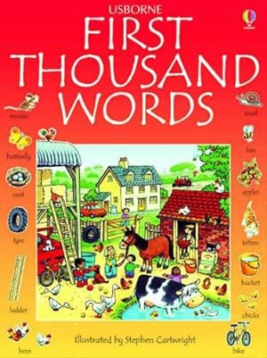 Imagen del vendedor de First Thousand Words in English (Usborne First Thousand Words) a la venta por WeBuyBooks 2
