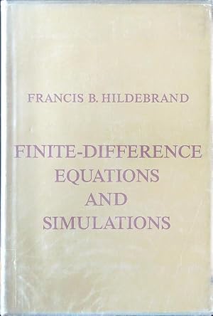 Image du vendeur pour Finite-difference equations and simulations mis en vente par Miliardi di Parole