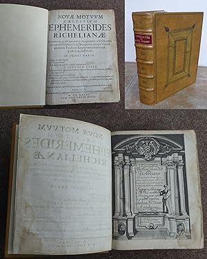 Seller image for NOVAE MOTUUM CAELESTIUM EPHEMERIDES RICHELIANAE: for sale by Roger Middleton P.B.F.A.