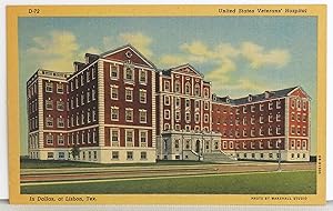 Imagen del vendedor de United States Veterans' Hospital - In Dallas, at Lisbon, Tex. - Postcard a la venta por Argyl Houser, Bookseller