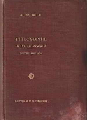 Bild des Verkufers fr Zur Einfhrung in die Philosophie der Gegenwart. Acht Vortrge. zum Verkauf von Versandantiquariat Dr. Uwe Hanisch