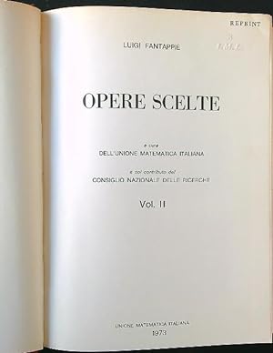 Seller image for Opere scelte vol. II for sale by Miliardi di Parole