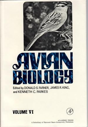 Seller image for Avian Biology: Volume VI (6) for sale by Buteo Books