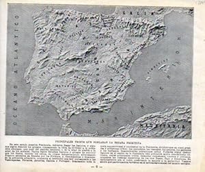 Immagine del venditore per LAMINA V38925: Mapa principales tribus que poblaban la Espaa primitiva venduto da EL BOLETIN